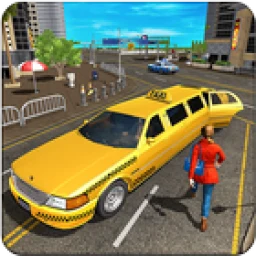 Limo Taxi Driver Simulator : City Car Driving Game 아이콘