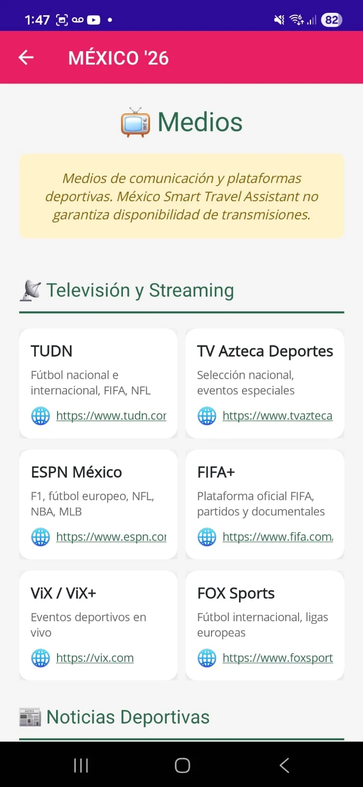 TravelSmart Mexic screenshot