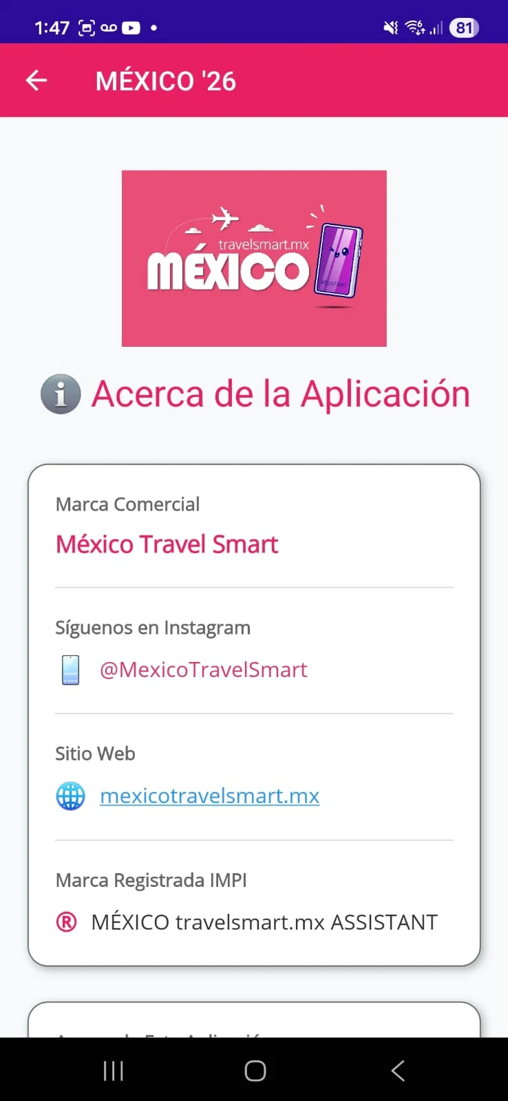 TravelSmart Mexic screenshot