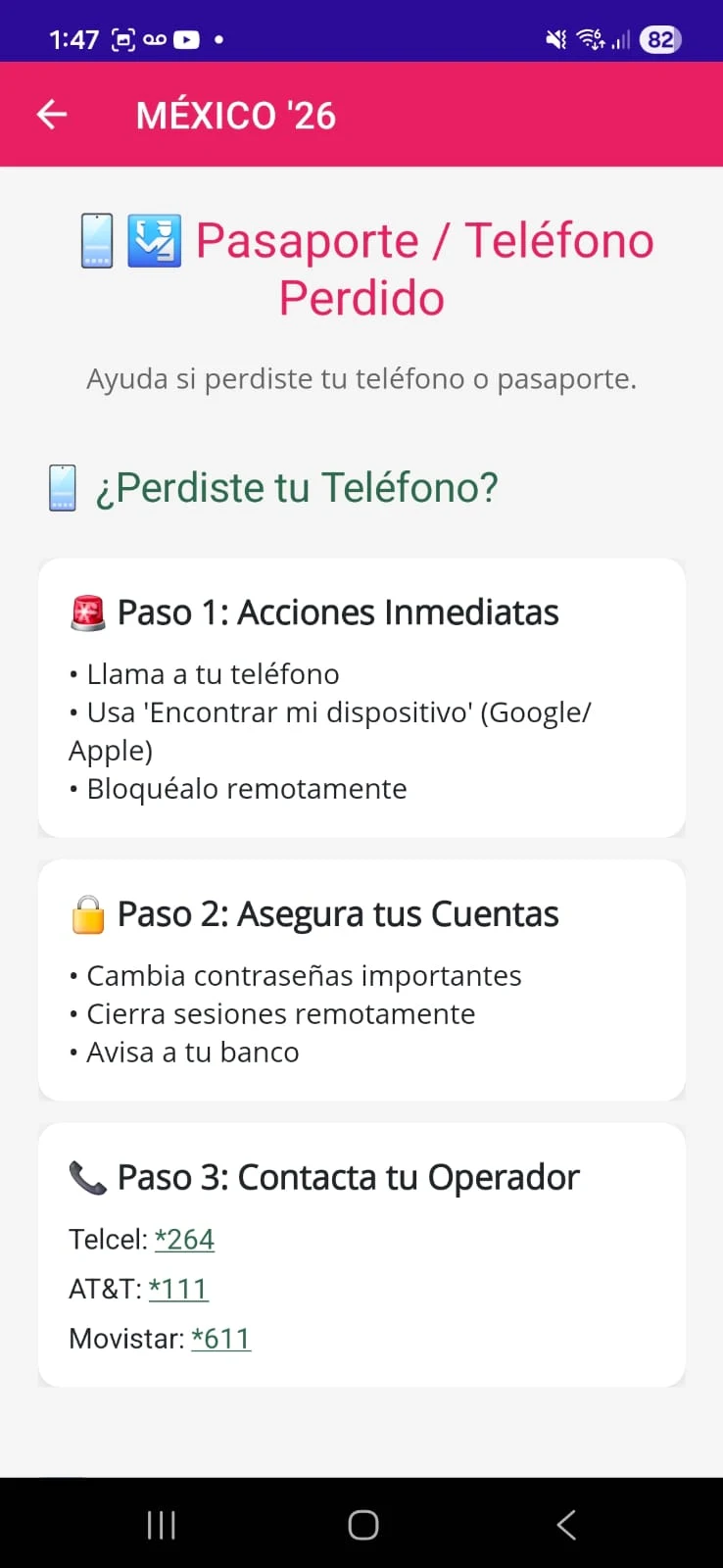 TravelSmart Mexic screenshot
